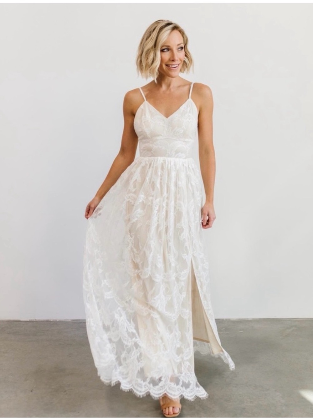 Baltic Born Cozette Lace Gown Medium